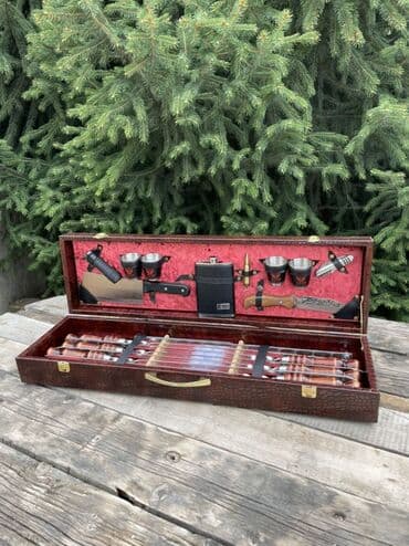 для шашлык: Подарочные наборы для мужчин! Шашлычные наборы в кейсе и в коже В них — 12