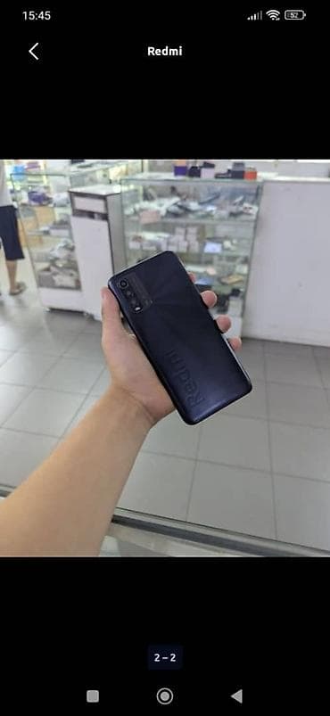 redmi 9 т: Redmi, Redmi 9T, Колдонулган, 128 ГБ, түсү - Көк, 2 SIM — 2
