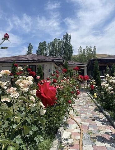 продаю дачу в беш кунгее: 300 м², 7 комнат, Утепленный, Бассейн, Бронированные двери — 6