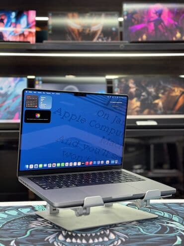 компьютеры бу купить: Ноутбук, Apple, 16 ГБ ОЗУ, Apple M2 Pro, 14 ", Для работы, учебы, память NVMe SSD — 4