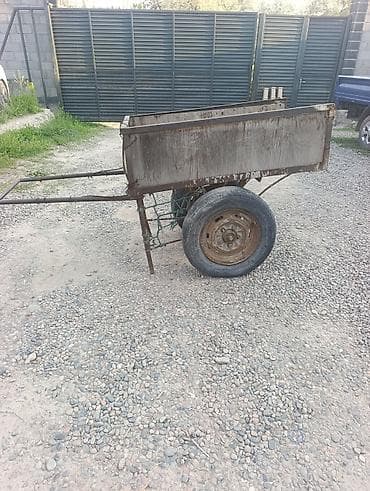 Садово-строительная тачка и тележка, Стальная, Двухколесная