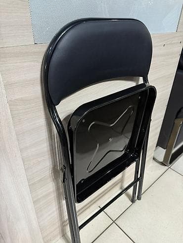 mini projector: Походный складной стул, Новый, Железо, цвет - Черный — 3