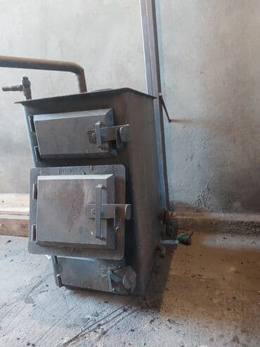печь для отопления дома бишкек: Металлический твердотопливный котел с двумя дверцами для загрузки — 1