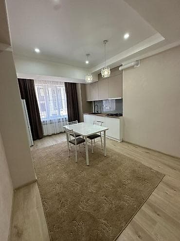 flat osh: 1 комната, 42 м², Рынок Баят/Азиз Элитка, 1 этаж, Дизайнерский ремонт — 4