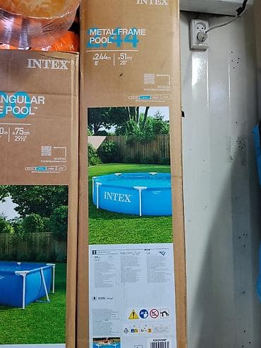 Каркасный бассейн Intex Metal Frame Pool 244 × 51 см (модель 28205NP)