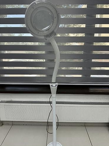 study lamp: Напольная LED-лампа с лупой - Тип: косметологическая/ремесленная — 1