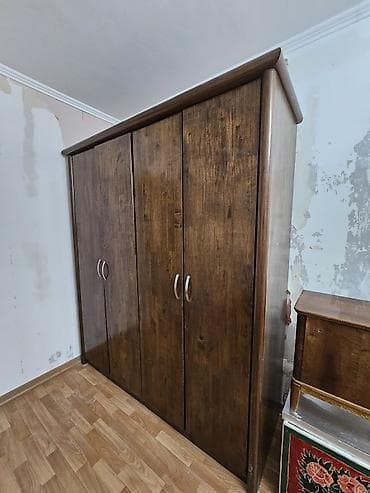 комоды икеа купить: Спальный гарнитур, Двуспальная кровать, Шкаф, Комод, Дерево, цвет - Коричневый — 6