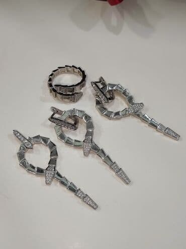 свадебные наборы ручной: Набор украшений, Проба 925, Женские, Новый — 4
