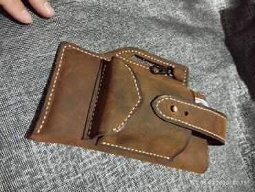 самсунг флип 5: Кобура наременная из натуральной кожи КРС ручной работы чехол для — 6