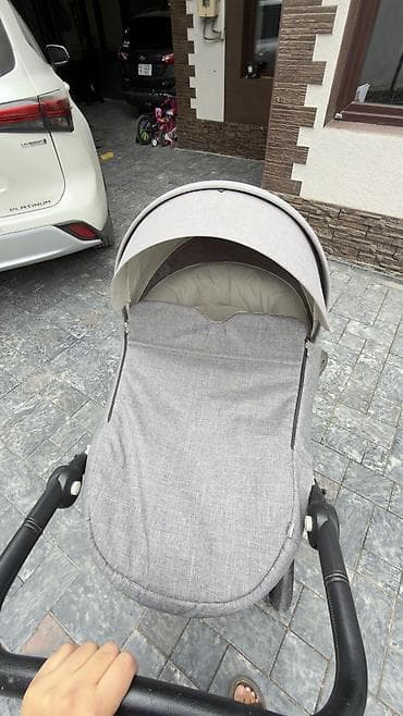 Коляска, Stokke, цвет - Черный, Б/у, Самовывоз — 5