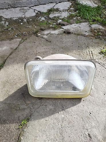 фара 222: Фара прямоугольная для автомобиля + задний катафот/подсветка номера — 1