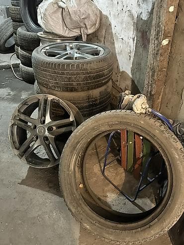 rf 2: Колеса в сборе 285 / 45 / R 22, Всесезонная, Б/у, Комплект, Легковые, Литые, отверстий - 5 — 1