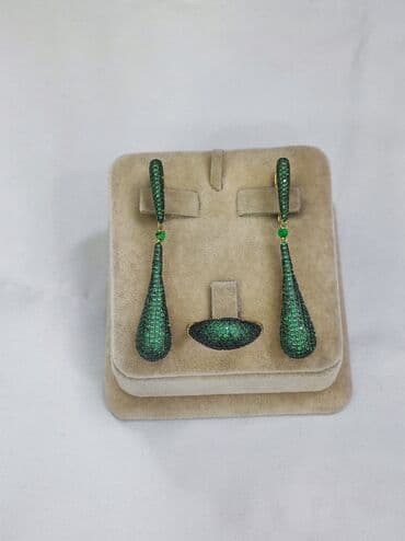 самые красивые свадебные платья в мире: Новая коллекция Италия Серебряный комплект Серебро напыление жёлтое — 1