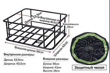 шоха 07: Багажник для курьеров на скутере и вело. В комплекте дождевик — 1