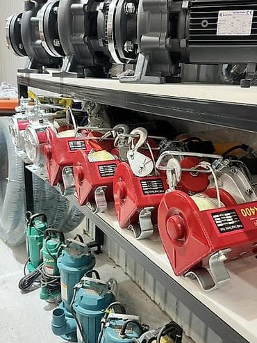 Производство строительных материалов: Электрические тали/лебёдки серии PA (на фото модели PA400, PA1200) — 1