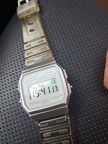 CASIO F-91W (модуль 593) — классические цифровые часы Характеристики