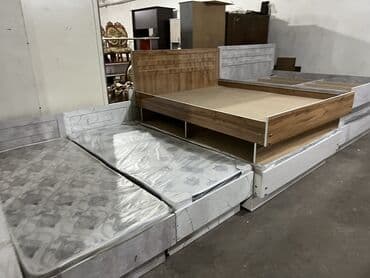 односпальные кроват: Односпальная кровать, Новый, С матрасом, В рассрочку, длина - 190 см — 17