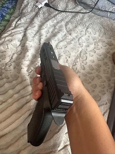 пистолет сигнал: Пневматический/страйкбольный пистолет (airsoft) с имитацией затвора и — 3