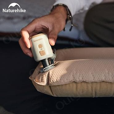 фонарь для кемпинга: 🟠 Портативный насос Naturehike аккумуляторный 3в1 с фонариком 🟠 ⠀ — 6