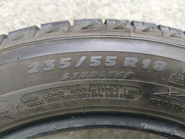 авто из армении в бишкек: Шины 235 / 55 / R 18, Зима, Б/у, Комплект, Легковые, Франция, Michelin — 5