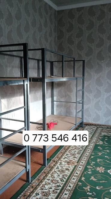 inversion stol: Продаётся металлическая двухъярусная кровать — 11 500 сом! 🛏️ Хорошее — 1