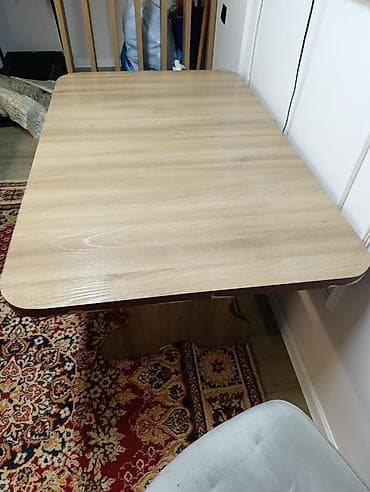 dinner table: Кухонный стол, Б/у, Прямоугольный, Нераскладной — 2