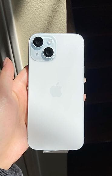 iphone 10plus: IPhone 15 Plus, Новый, 128 ГБ, Голубой, Чехол, Кабель, Стилус, 100 % — 1