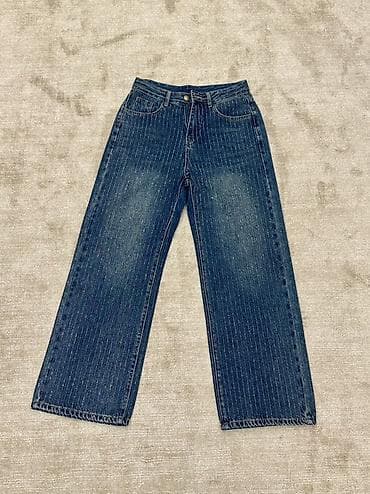 женский брюки: ❗️НОВАЯ, НЕ НОСИЛАСЬ - НЕ ПОДОШЕЛ РАЗМЕР L❗️ Джинсы женские, прямого — 1