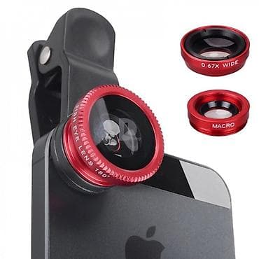 nokia android: Объектив линзы для смартфона и планшета universal clip lens 3 в 1 — 2