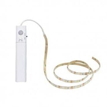 светодиодный светильник с датчиком движения: Светодиодная лента с датчиком движения на батарейках Светодиодная — 5