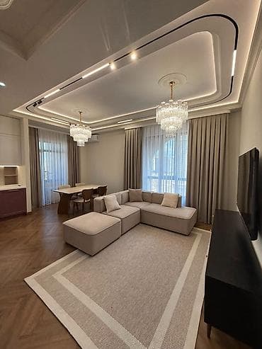 квартиры в ала тоо: 4 комнаты, 134 м², Ала-Арча ТРЦ Элитка, 13 этаж, Дизайнерский ремонт — 4