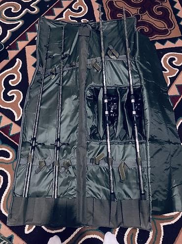 рюкзак охотничий: Карповый комплект: удилища + большие безынерционные катушки Состав: - — 4