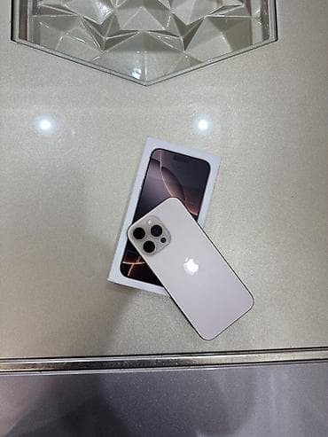 айфон ks: IPhone 16 Pro Max, Б/у, 256 ГБ, Desert Titanium, Коробка, 94 % — 7