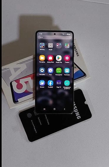 Samsung Galaxy A51, Колдонулган, 64 ГБ, түсү - Күмүш, 2 SIM — 1