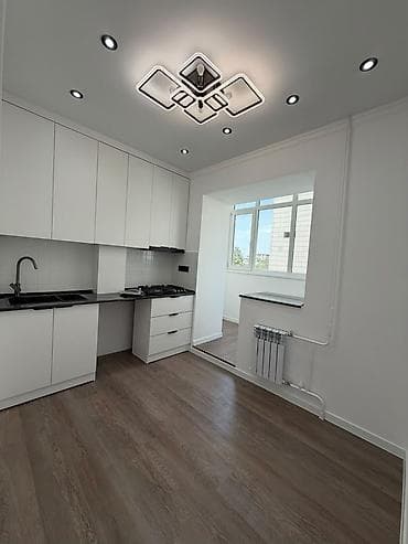 квартира токмок: 2 комнаты, 46 м², Индивидуалка, Бишкек Парк ТРЦ Индивидуалка, 4 этаж, Свежий ремонт — 3
