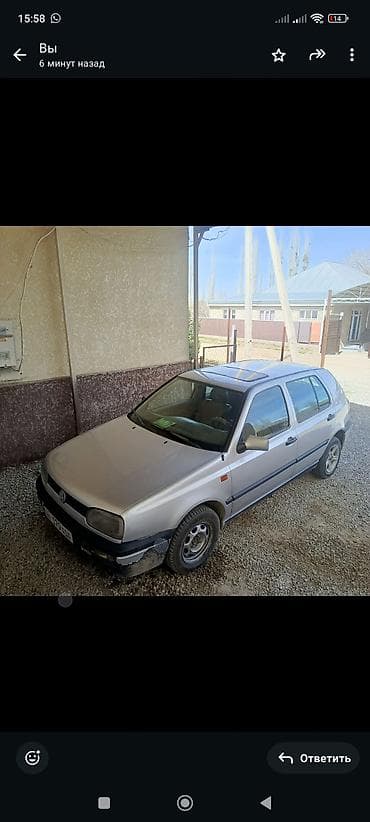 audi c4: Volkswagen Golf: 1993 г., 1.8 л, Ручные, Бензин, Хэтчбэк — 1