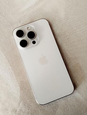 аифон 16: IPhone 15 Pro, Б/у, 128 ГБ, Белый, Чехол, Кабель, 81 % — 5