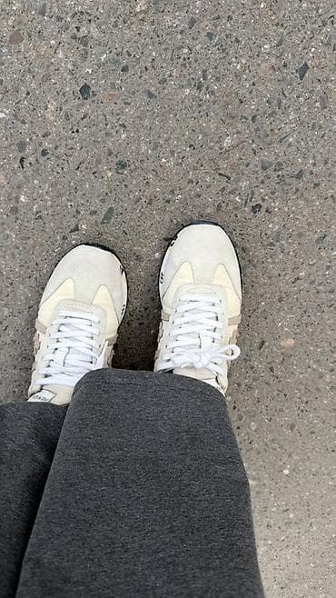 Босоножки, сандалии, шлепанцы: Кроссовки Premiata (линейка White Air), бежево-молочный цвет. - Верх — 2