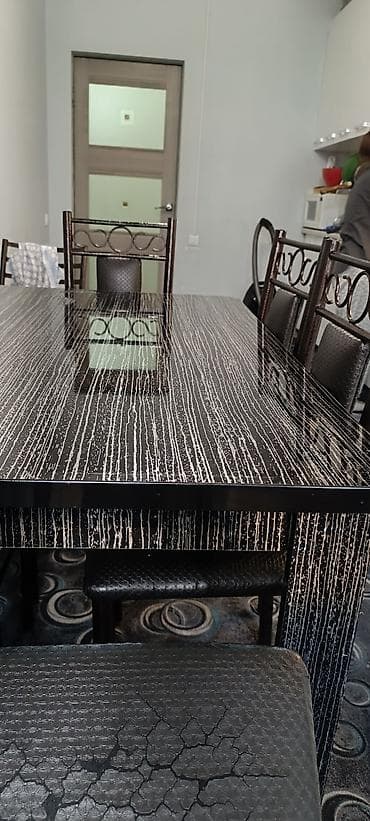 стол для ресторанов: Кухонный стол и стул, цвет - Черный — 4