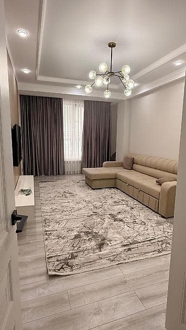 75: 2 комнаты, 75 м², Асанбай мкр Элитка, 12 этаж, Дизайнерский ремонт — 4