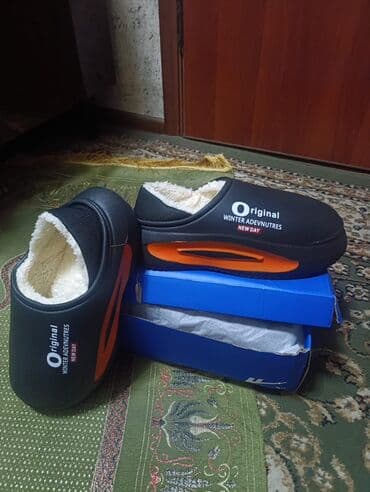 кроксы крокс crocs: Тёплые зимние сабо/туфли-галоши с меховой подкладкой. - Цвет: чёрный — 1