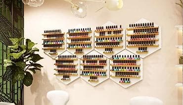 полки для маникюра: Настенные органайзеры для лаков/гелей - Геометрические — 6