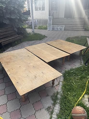 Столы для зала: Стол для зала, Б/у, Не раскладной, Прямоугольный — 1