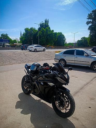 Мотоциклы: Электро-Спортбайк Yamaha R3 Черный глянец Не нужны права, и номера! — 2