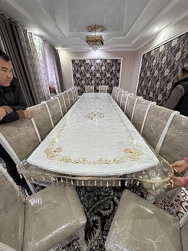 Залга арналган столдор: Зал үчүн үстөл, Бүктөө эмес, Тик бурчтуу — 7