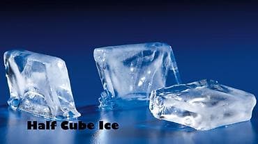 Лёд пищевой для лимонадов мелкий Half-Cube-ice мелкий в форме ромбик