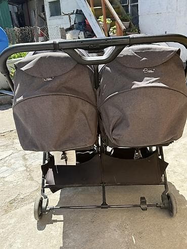 Коляски: Коляска, Другой бренд, цвет - Черный, Б/у, Самовывоз — 4