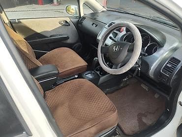 сидение авто: Чехлы Велюровые, цвет - Белый, Honda, Б/у — 2