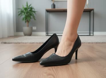 белорусская обувь для проблемных ног бишкек: Классические женские лодочки на высоком шпильке. - Цвет: черный - — 1