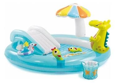Спорт и хобби: Игровой центр 201х170х84 см "Крокодильчик" от 2 лет (Intex 57165) — 1